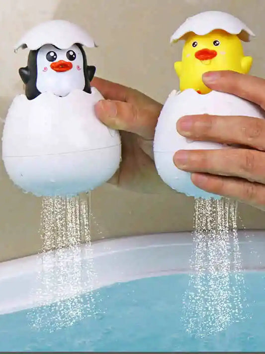 Interactive Bath Toy Squinkering ™ - Duck or Penguin