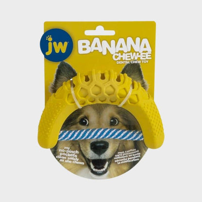 Masky Jet играчка за JW кучета с почистващ ефект на зъбите - Banana Chew -EE