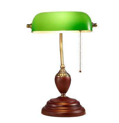 Lampe De Banque Vintage Vert