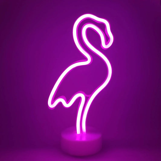 Lampe Néon Flamant Rose - Éclat Tropical pour Votre Intérieur