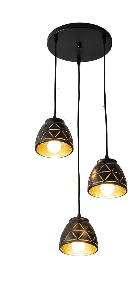 Lampe industrielle noir