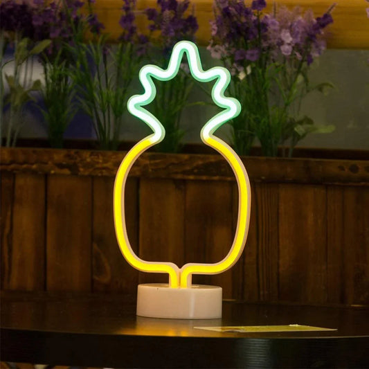 Lampe Néon Ananas – Éclat Tropical au Cœur de Votre Intérieur