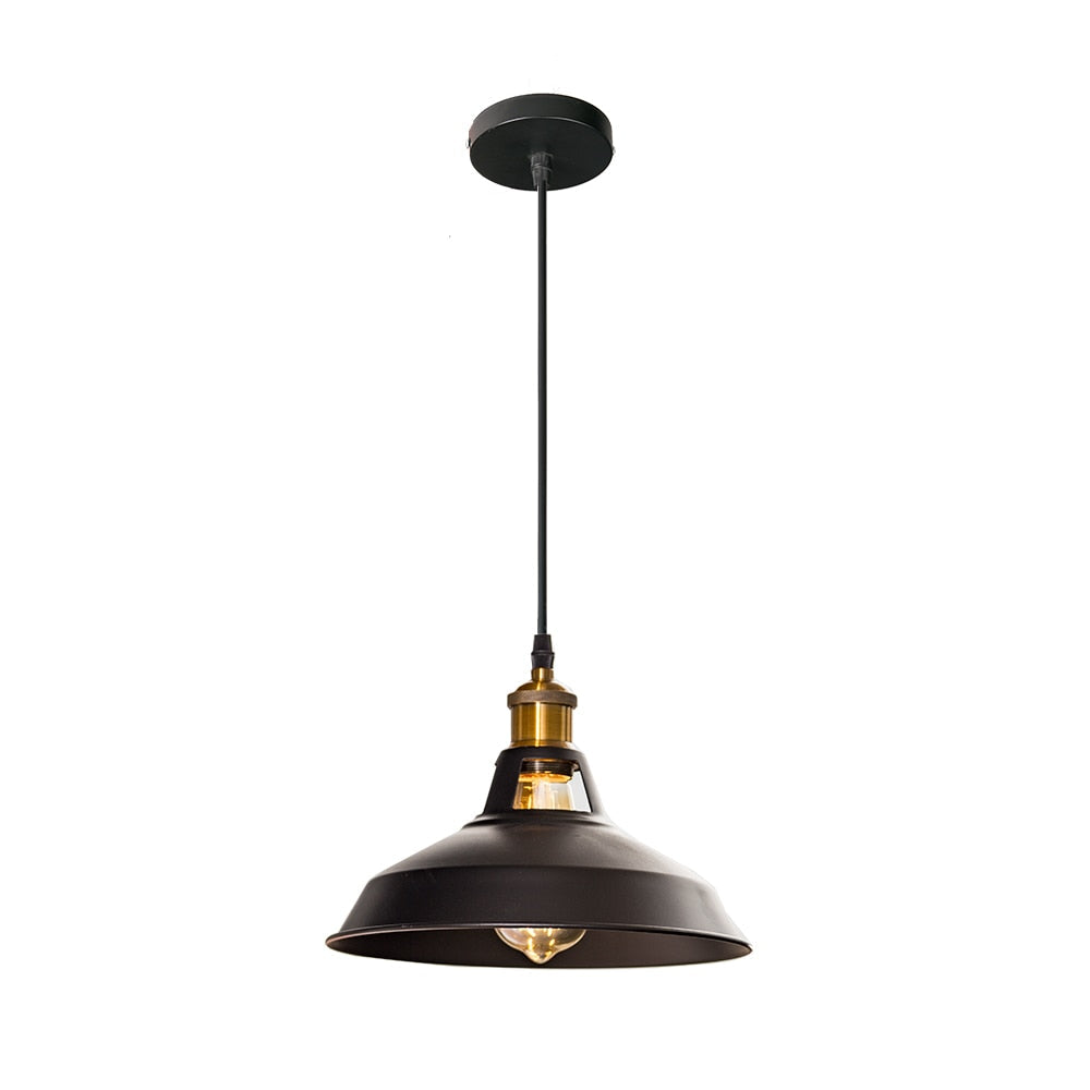 Lampe suspension industrielle vintage