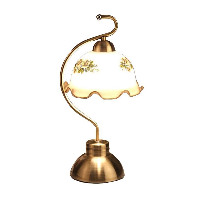 Lampe Vintage Fleurs