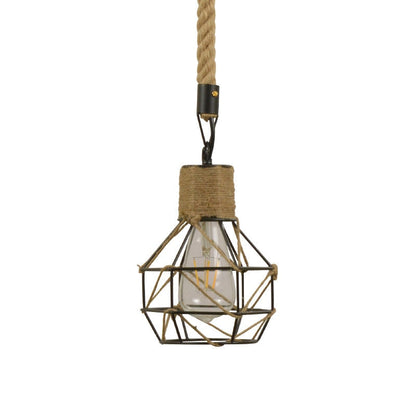 Lampes suspensions vintages industrielles