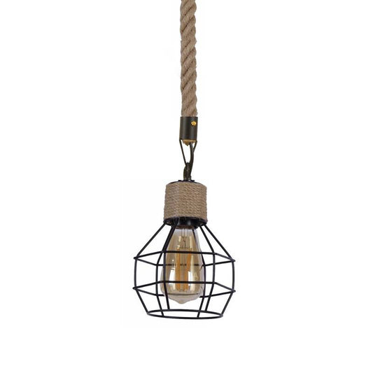 Lampes suspensions vintages industrielles