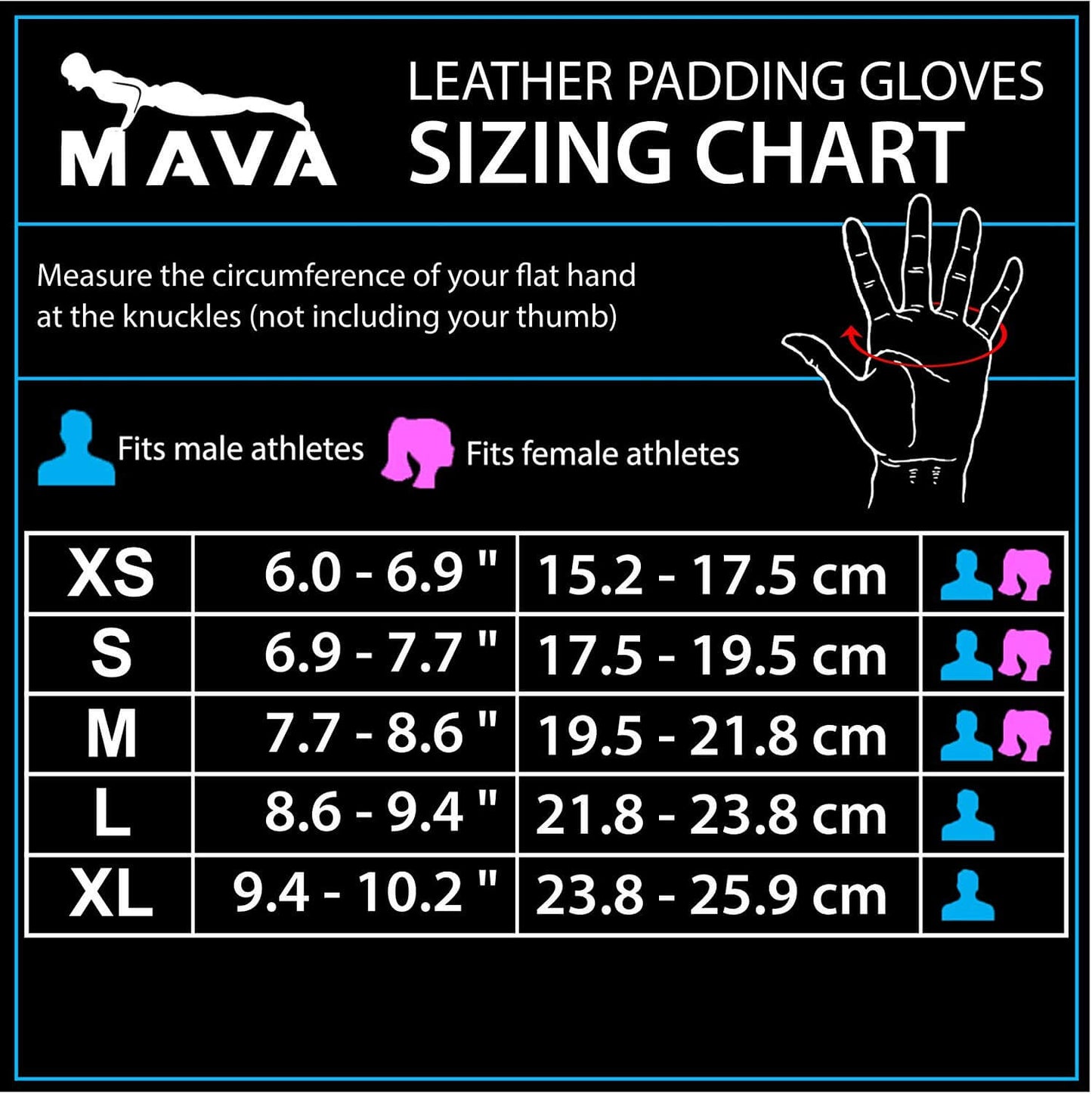 Gants en Cuir Rembourrés Mava pour Performance Maximale