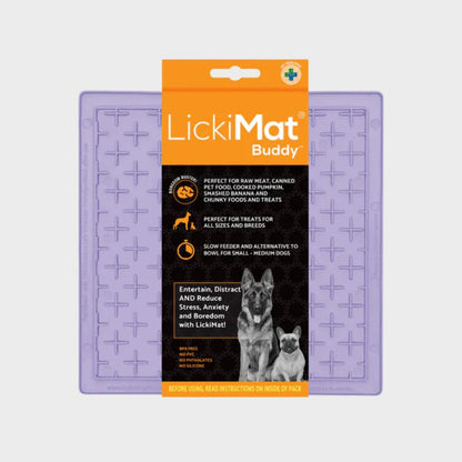 Alfombras de lamido y ocupación para perros y gatos - Lickimat® Buddy ™ Lavender