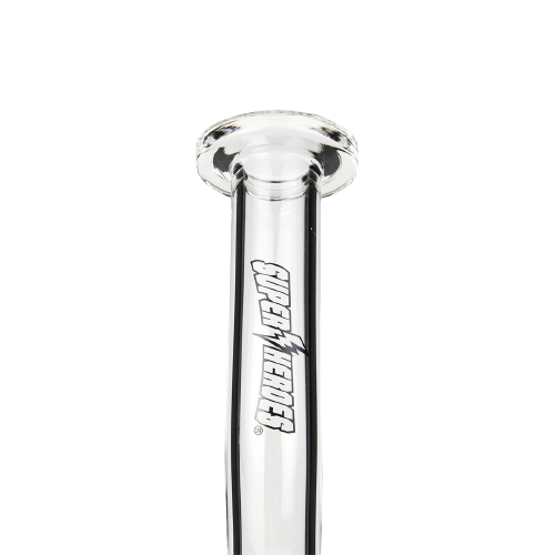 Bang Super Heroes Transparent Perc 23 cm - Expérience de Fumage Élégante et Douce