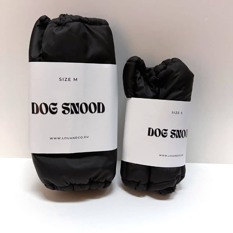 SNOOD HIVER WATERPROOF ET FOURRÉ POUR CHIEN - NOIR