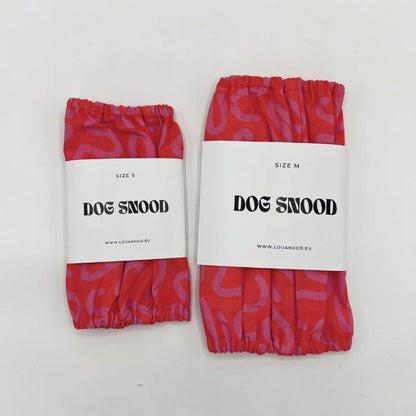 Cotton Dog Snood - Memphis Rose