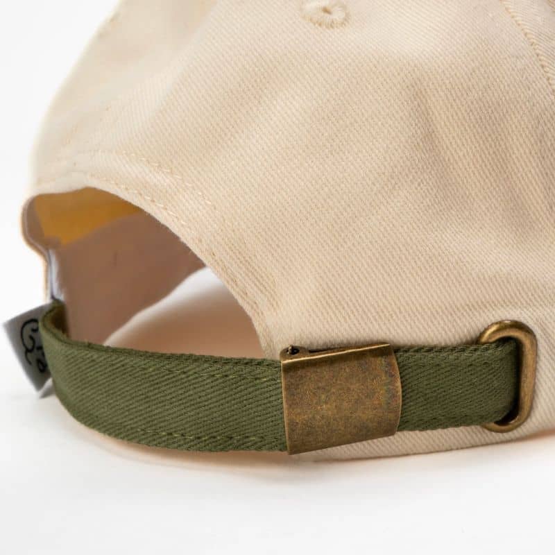 Two -Color Cap - Dog Dad (Khaki Green & Beige)