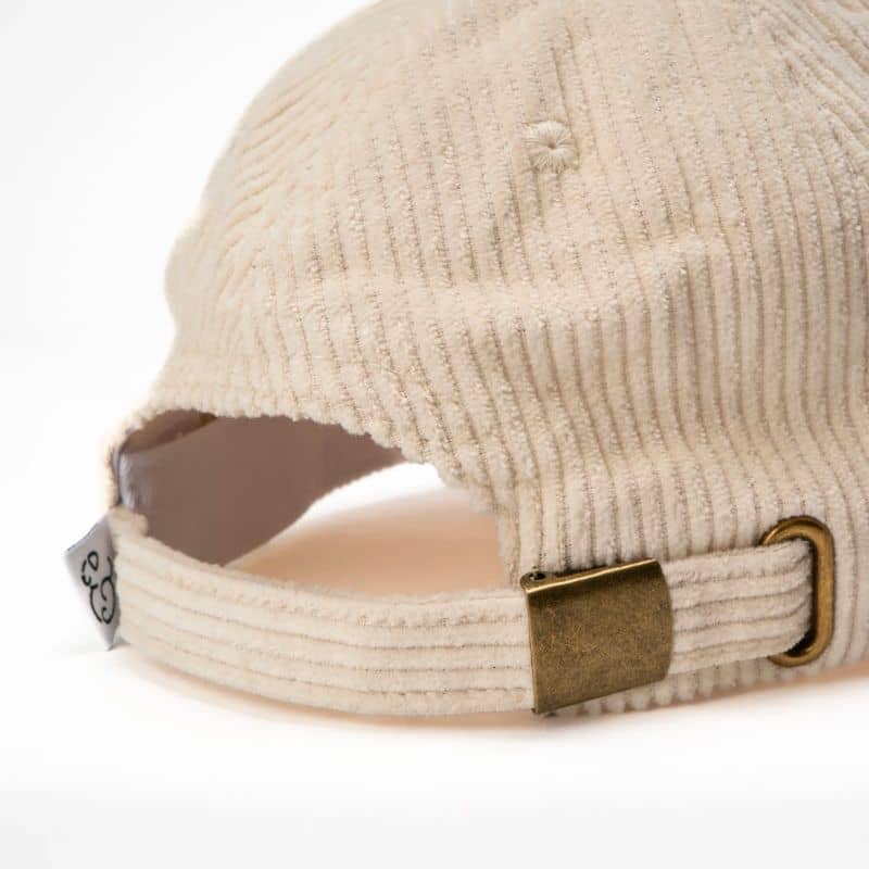 Côte ribbed cap - Dog Mom (beige)