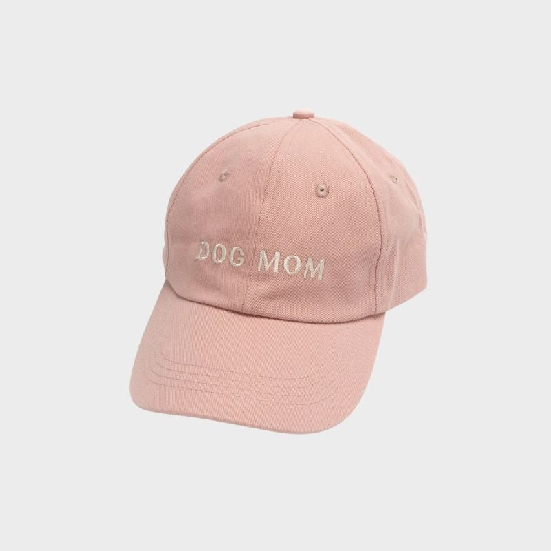 Cotton "Dog Mom" ​​Pink Cap - Accessorio regolabile di Lucy & Co