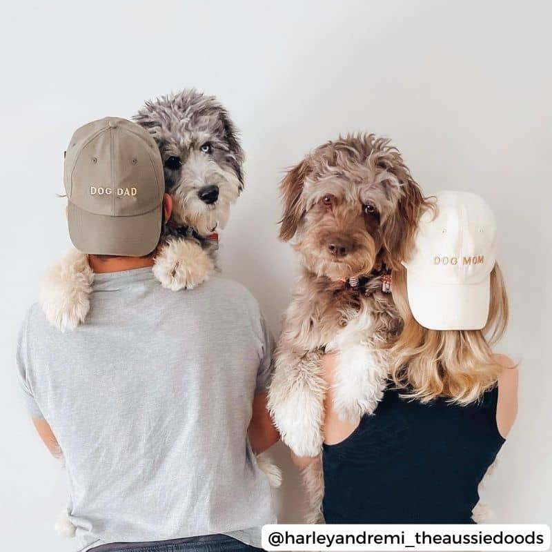 BEIGE "Dog Mom" ​​Cap - Stile alla moda per gli amanti dei cani