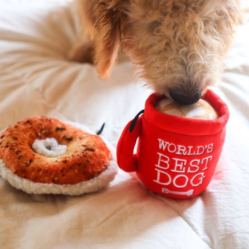 Dog plush - Mug Café Latte ☕ (2 sizes available)