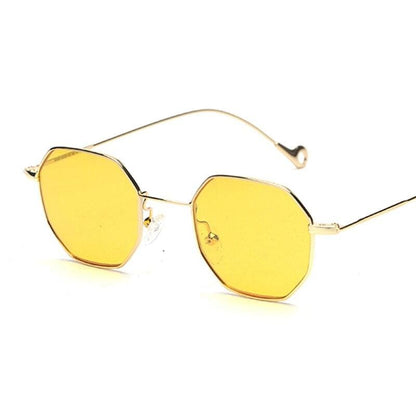 Lunette De Soleil Vintage Jaune