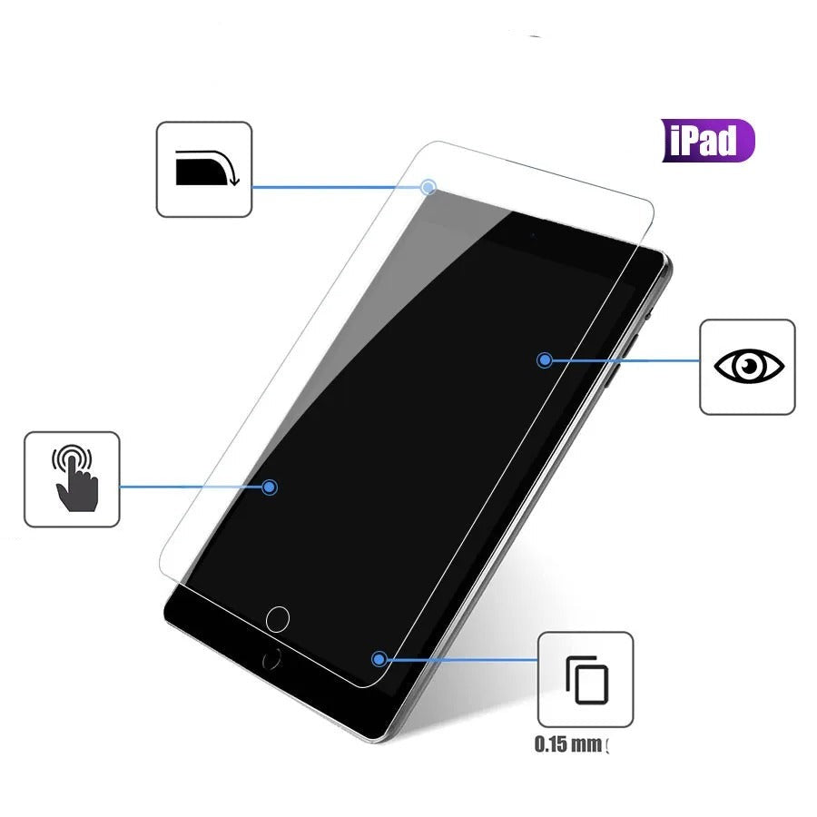 Protecteur Écran en Verre Trempé pour iPad - Protection Maximale et Sensibilité Tactile