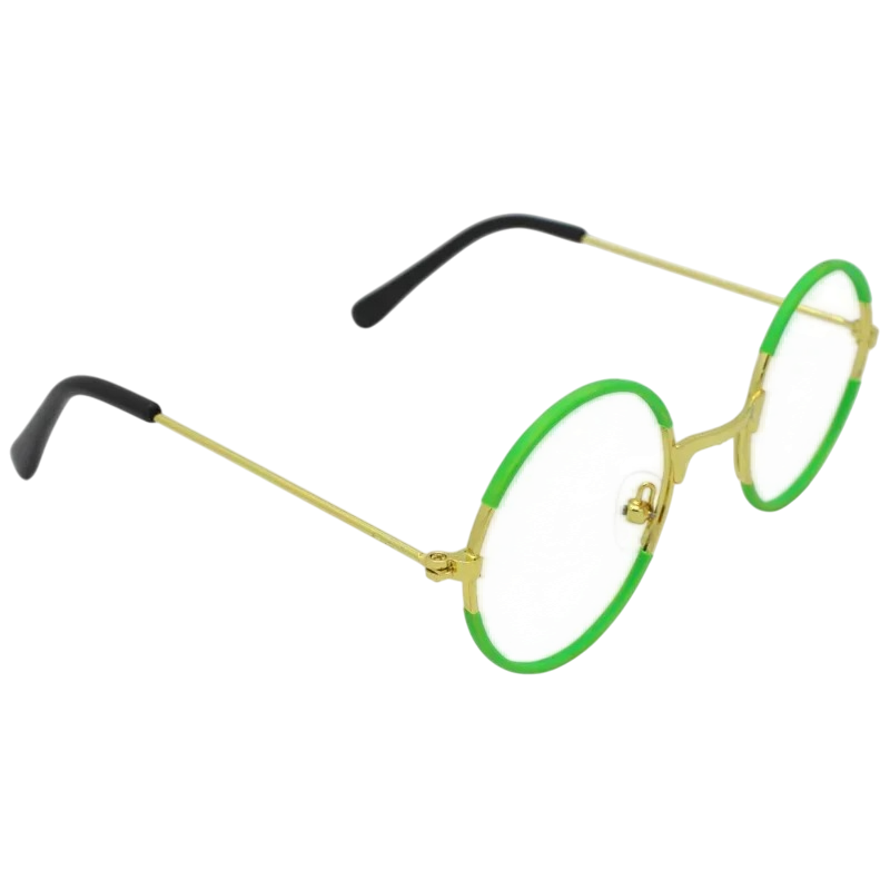 Lunettes Rondes Vertes Vintage – Inspirées de Mirabel Madrigal (Encanto)