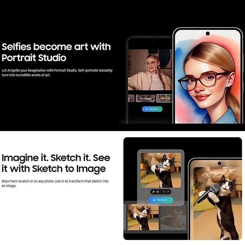 📱 Samsung Galaxy S24 FE 5G – 8+256 Go – Couleur Graphite - Passeport Cases