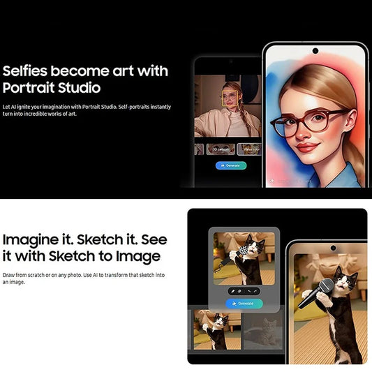 📱 Samsung Galaxy S24 FE 5G – 8+256 Go – Couleur Graphite - Passeport Cases