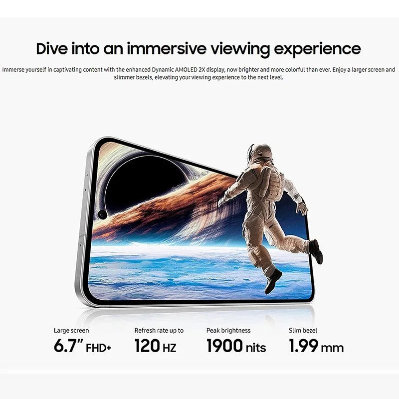 📱 Samsung Galaxy S24 FE 5G – 8+256 Go – Couleur Graphite - Passeport Cases