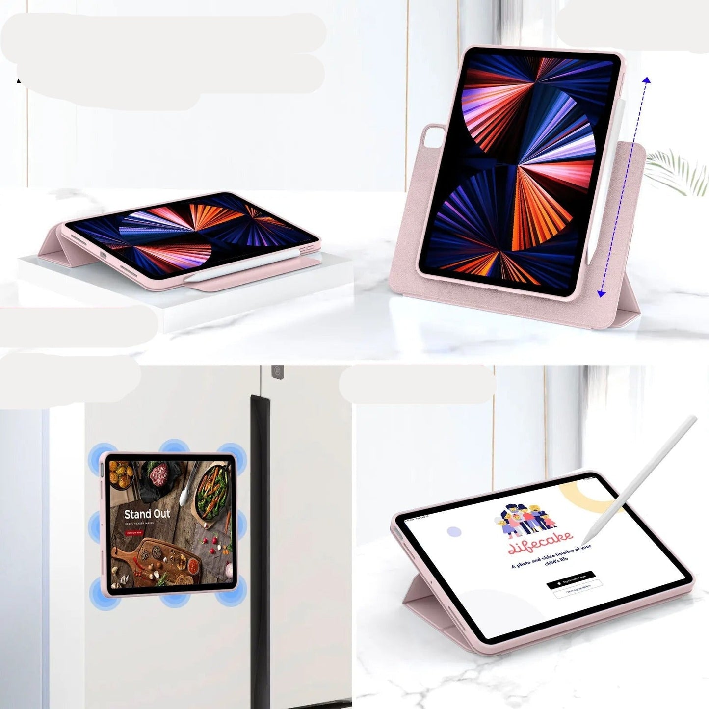 Étui Pivotant 360° pour iPad - Protection Élégante et Pratique