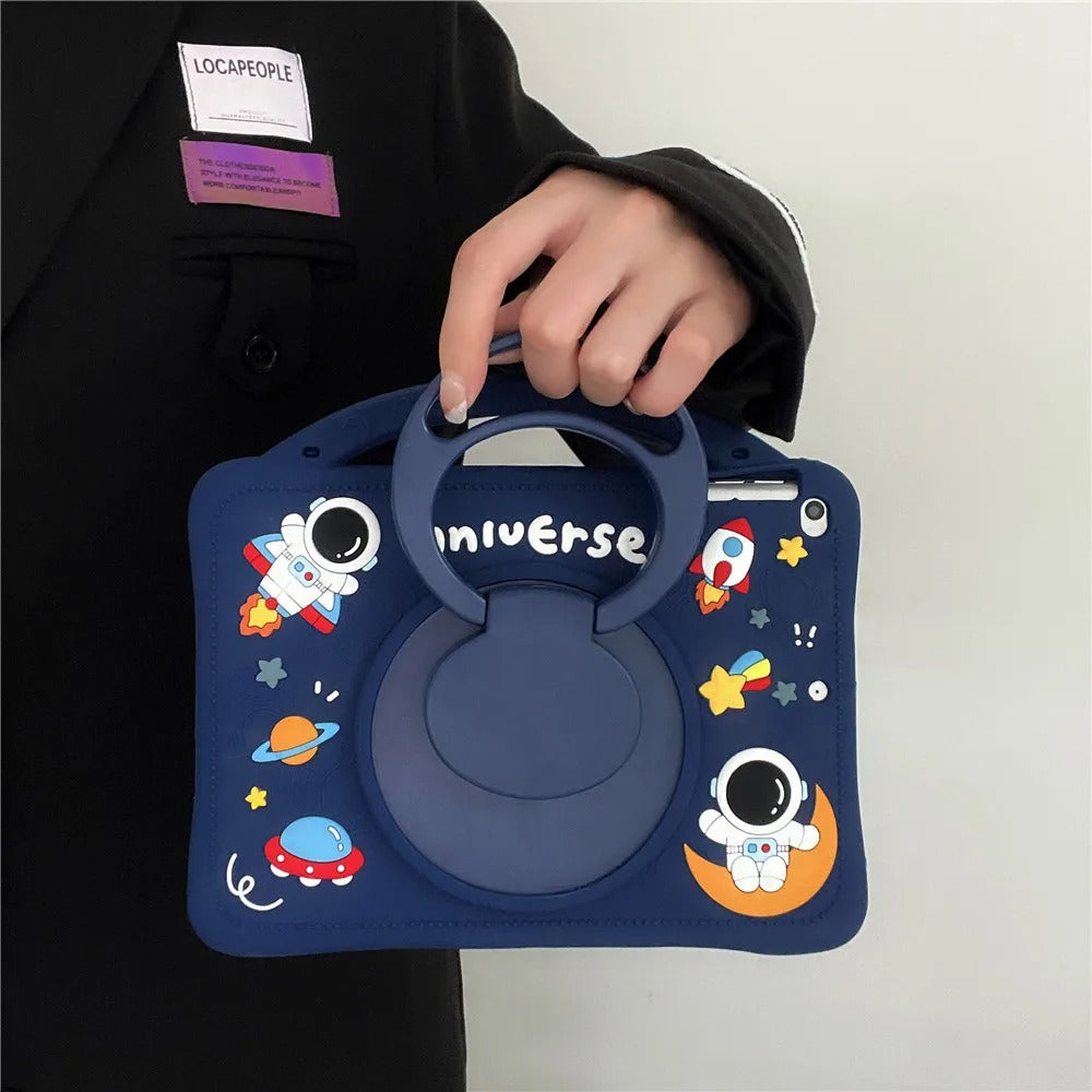 Coque Enfant Antichoc 360° pour iPad avec Poignée Intégrée