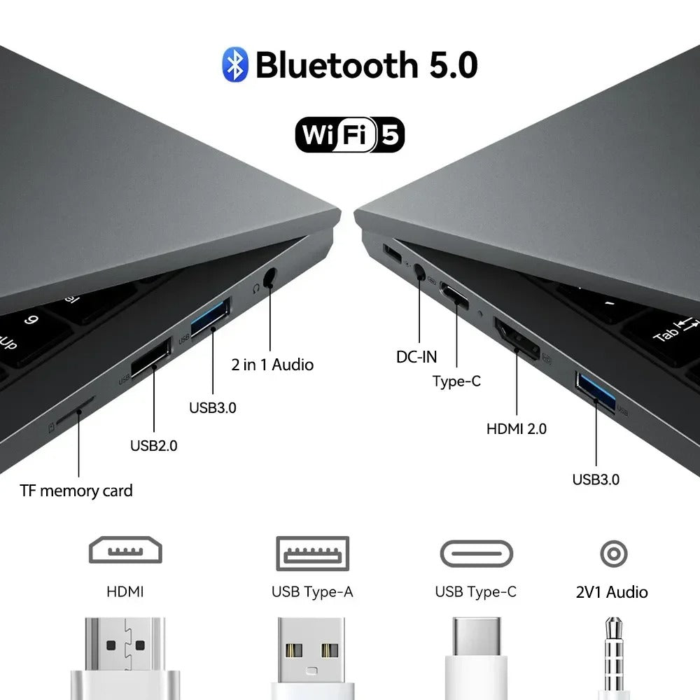 💻 Blackview Acebook 8 – Ordinateur Portable Puissant & Polyvalent 💻 - Passeport Cases