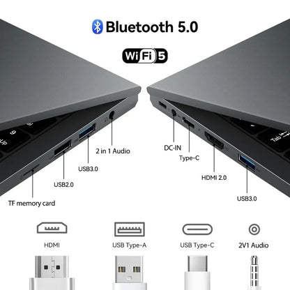 💻 Blackview Acebook 8 – Ordinateur Portable Puissant & Polyvalent 💻 - Passeport Cases