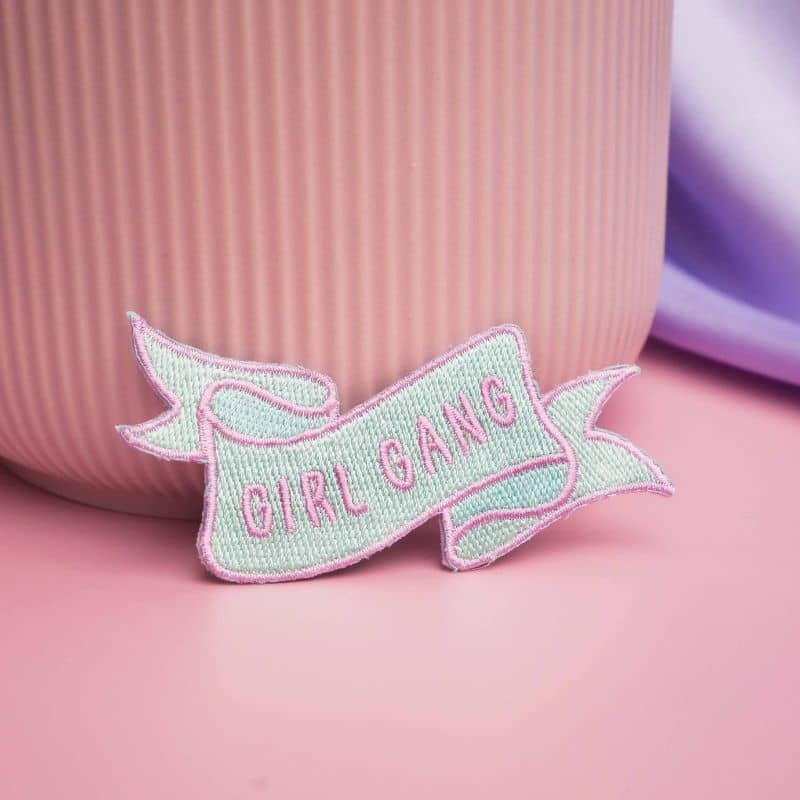 Thermocollant "Girl Gang" patch for clothing and accessories customization