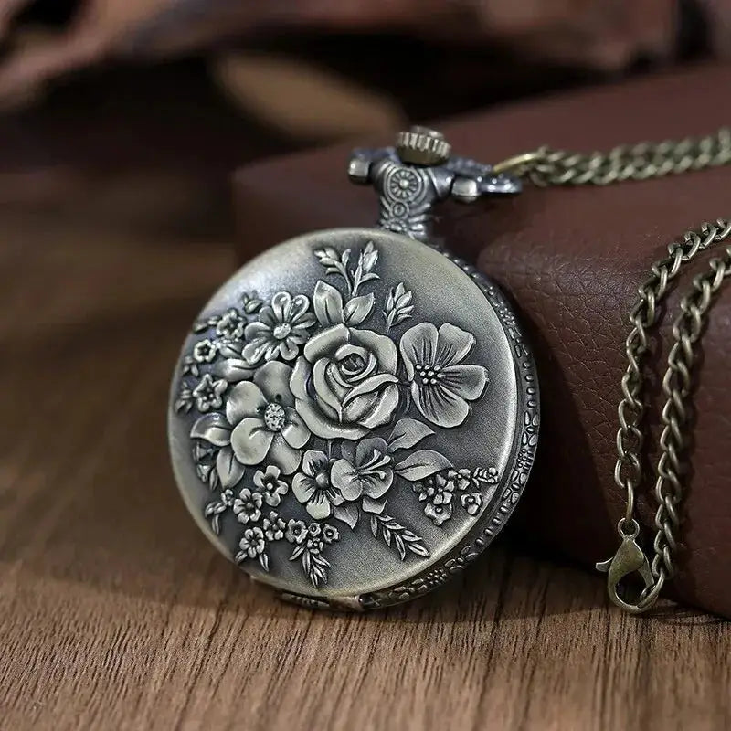 Montre de Poche Fleurs