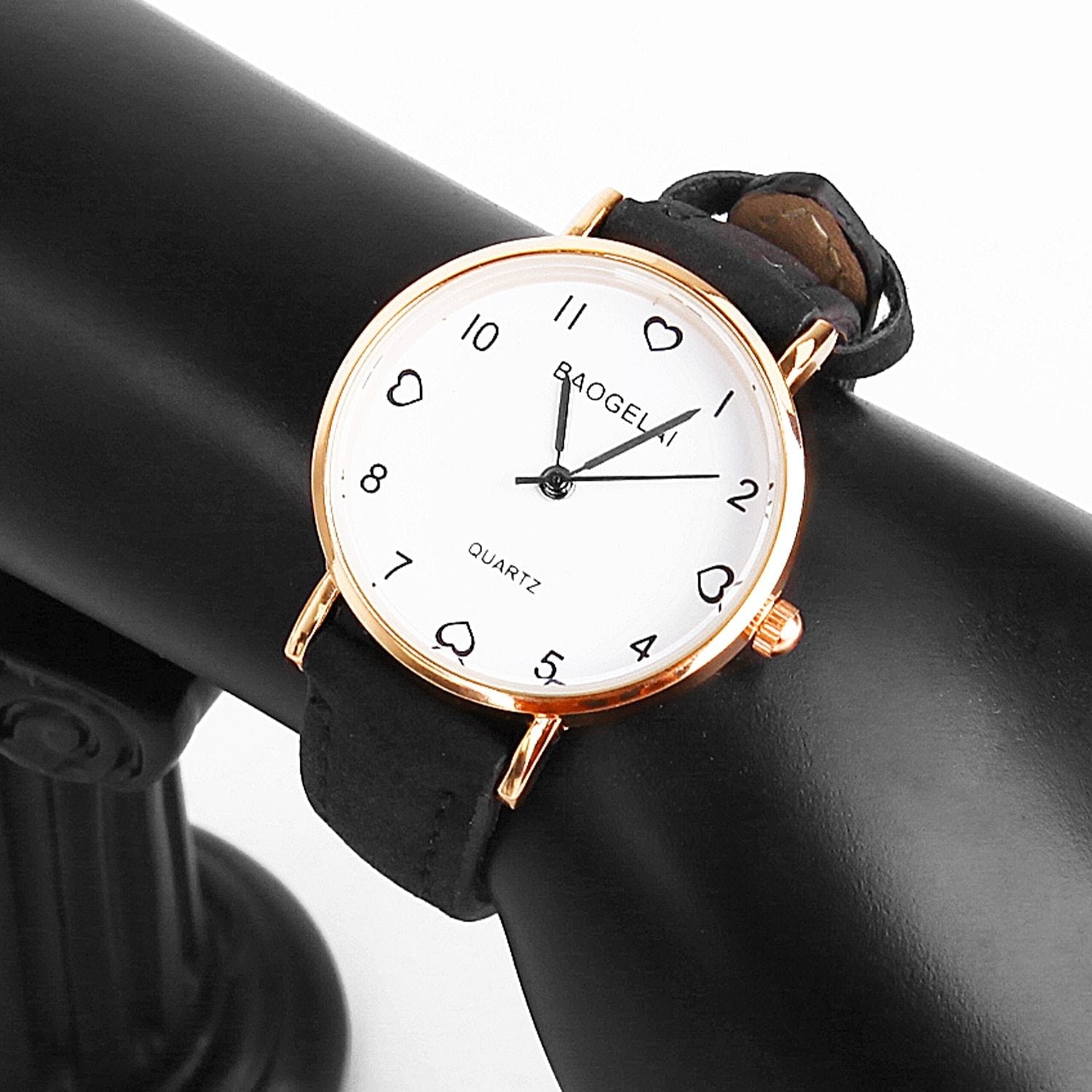 Montre femme cuir vintage