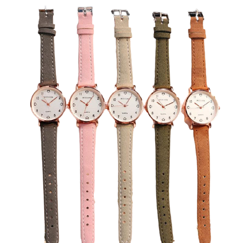 Montre Femme Vintage en Cuir Élégante et Tendance