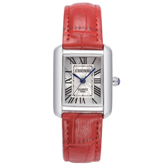 Montre Femme Cuir Vintage Élégant