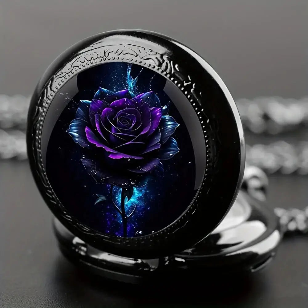 Montre Gousset Design Rose