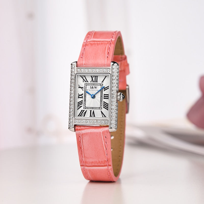 Montre Vintage Rose Élégance Femme