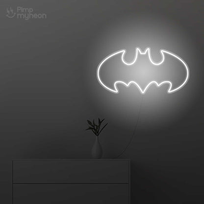 Néon Batman Éclat de Gotham - Lampe LED Décorative Super-Héros