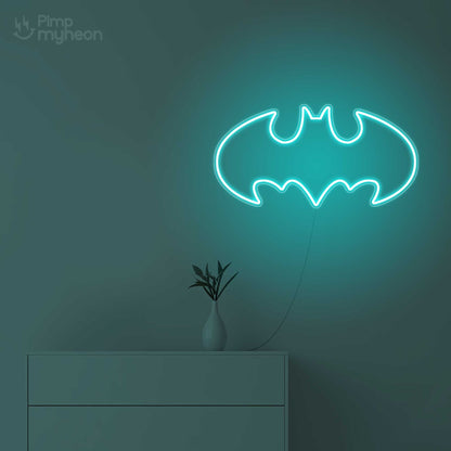 Néon Batman Éclat de Gotham - Lampe LED Décorative Super-Héros