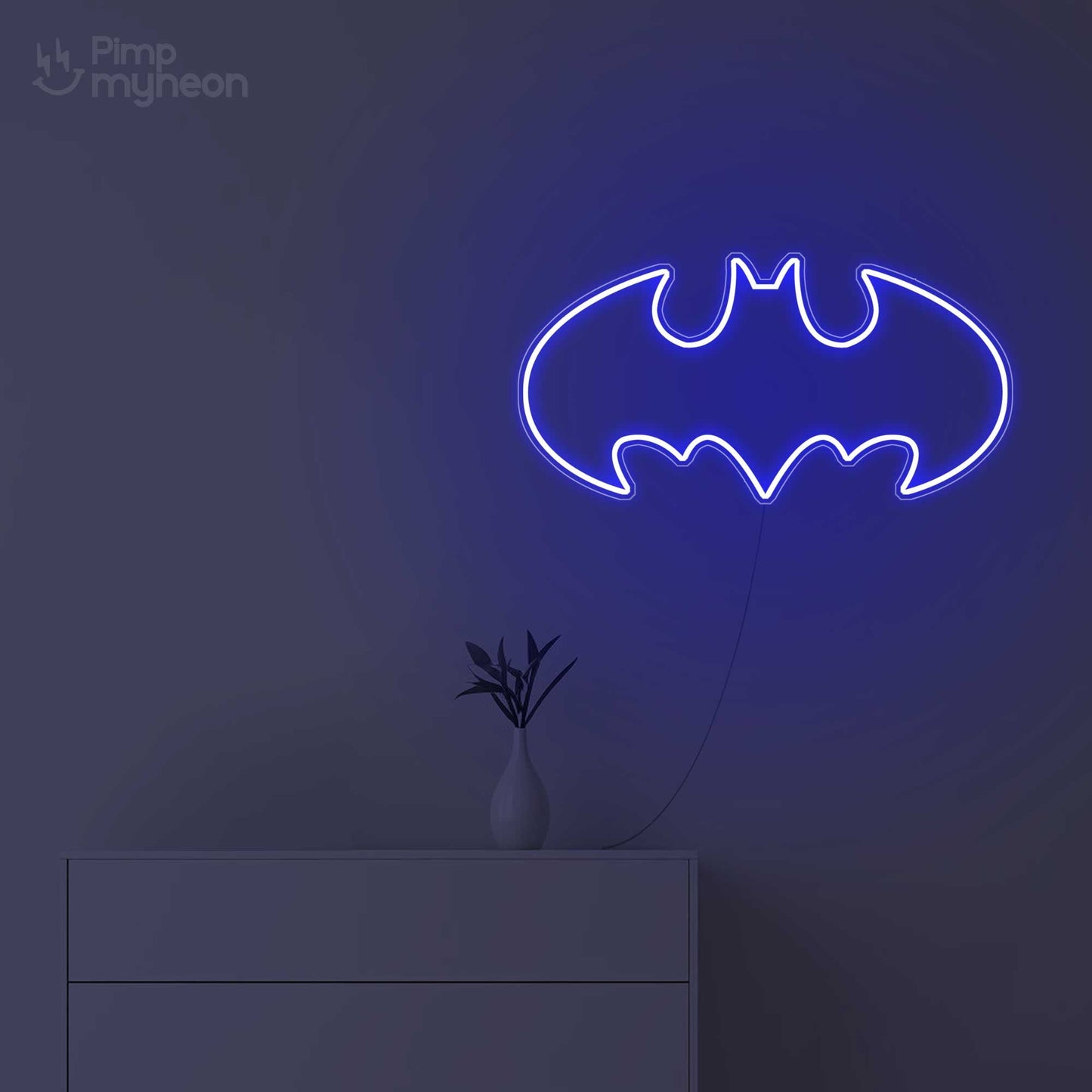 Néon Batman Éclat de Gotham - Lampe LED Décorative Super-Héros