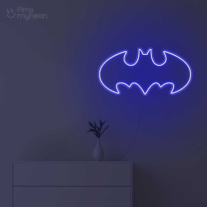 Néon Batman Éclat de Gotham - Lampe LED Décorative Super-Héros