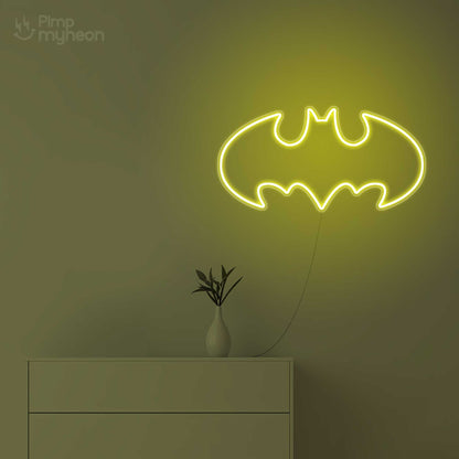 Néon Batman Éclat de Gotham - Lampe LED Décorative Super-Héros