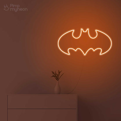 Néon Batman Éclat de Gotham - Lampe LED Décorative Super-Héros