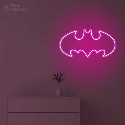 Néon Batman Éclat de Gotham - Lampe LED Décorative Super-Héros