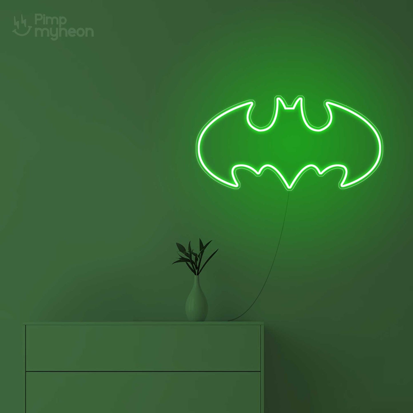 Néon Batman Éclat de Gotham - Lampe LED Décorative Super-Héros