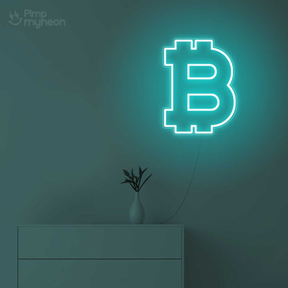 Néon Bitcoin Éclairant votre Passion pour la Cryptomonnaie