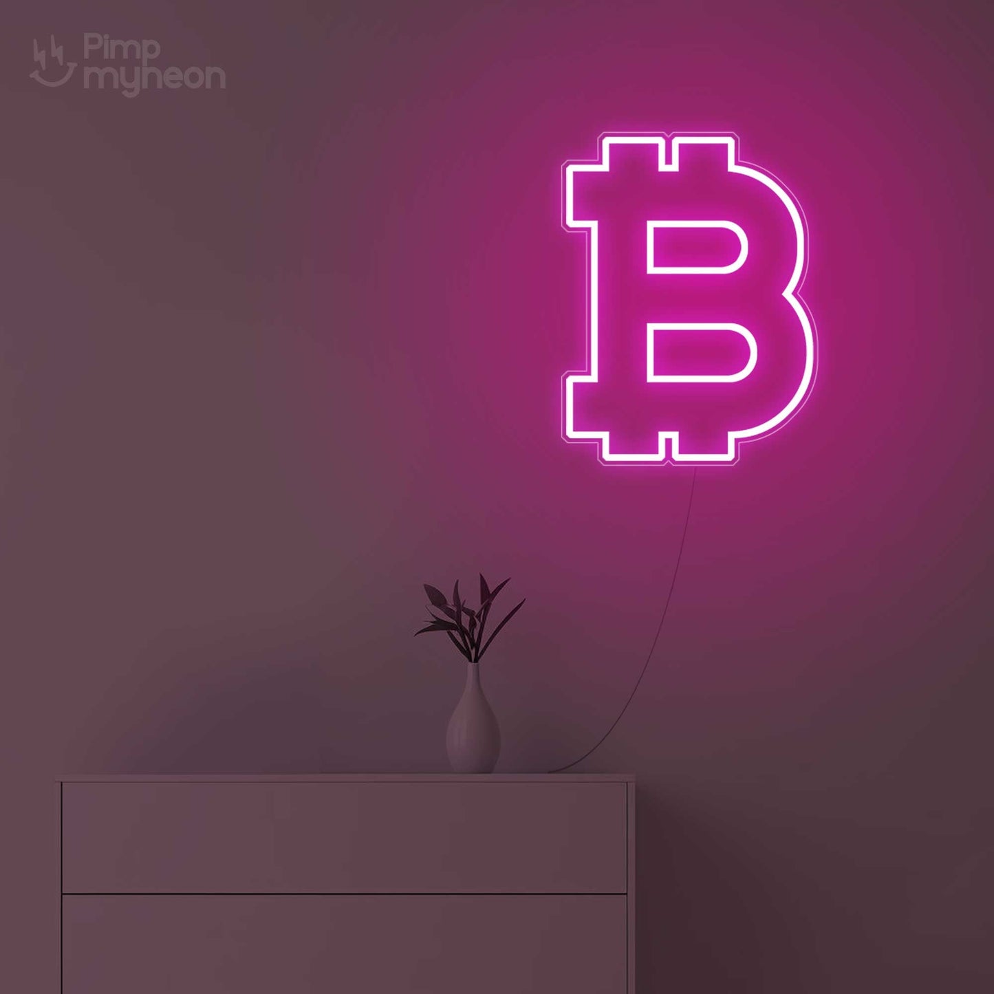 Néon Bitcoin Éclairant votre Passion pour la Cryptomonnaie