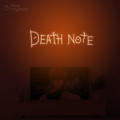 Néon Énigmatique Death Note pour Ambiance Unique