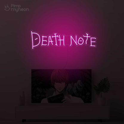 Néon Énigmatique Death Note pour Ambiance Unique