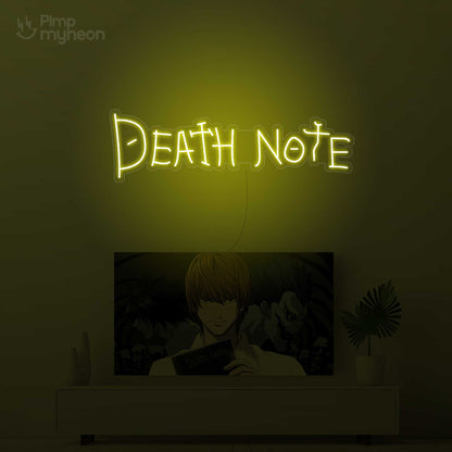 Néon Énigmatique Death Note pour Ambiance Unique